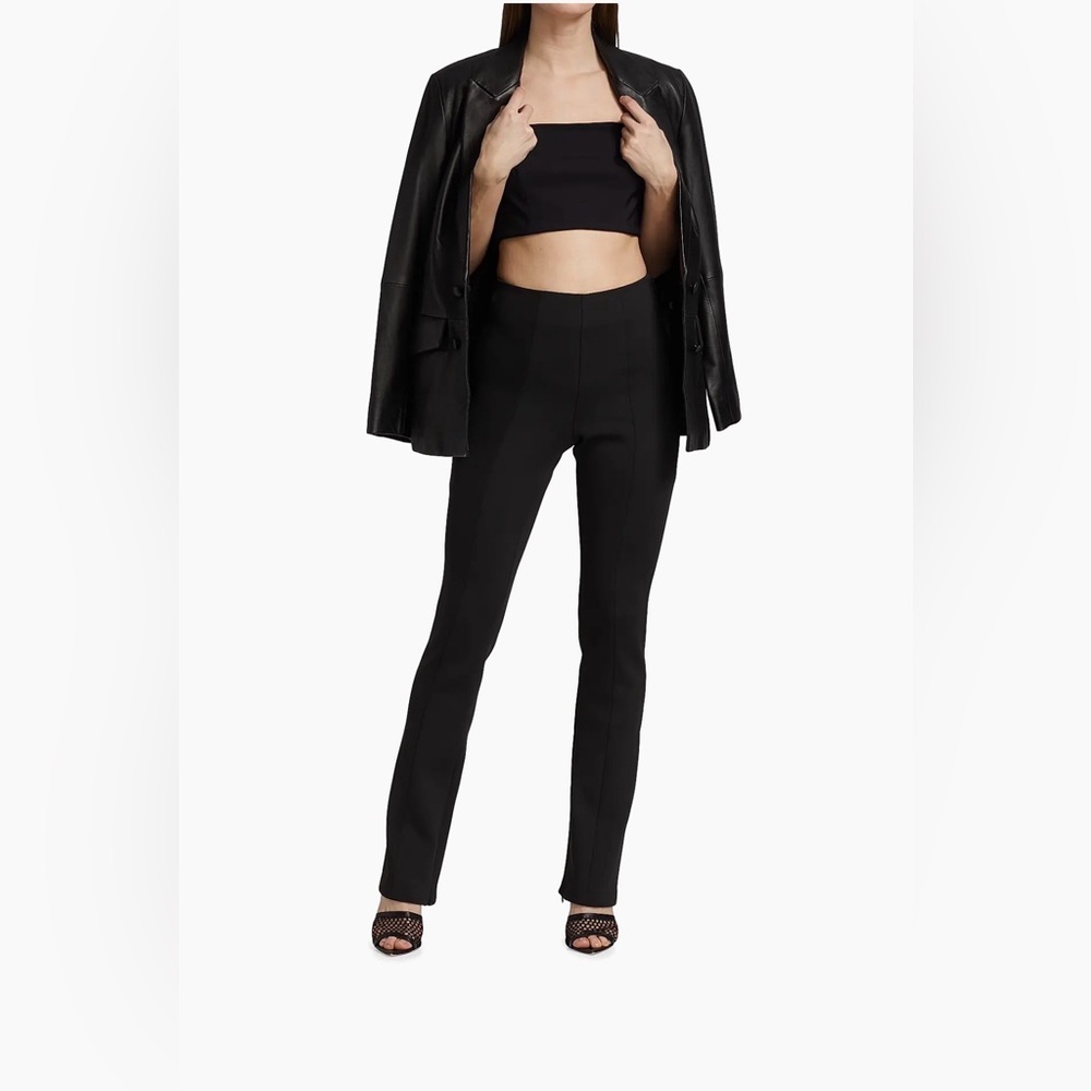 Good American Good Waist Flare Scuba Pants